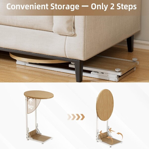 Folding Side Table End Couch Tables - 15.74