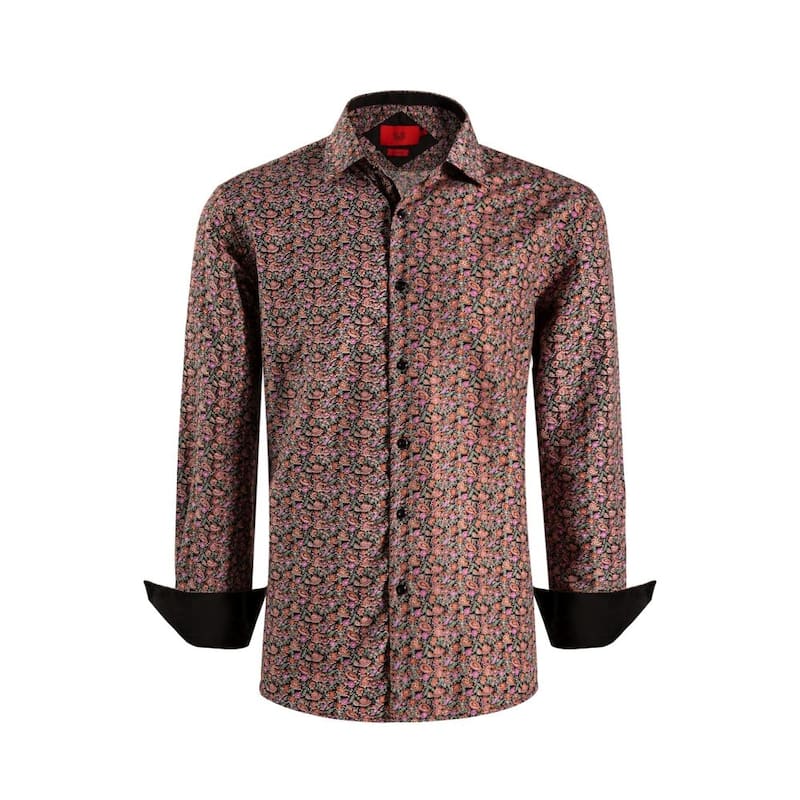 Elie Balleh Men's Paisley Print Button-Down Shirt