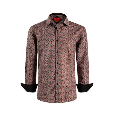 Elie Balleh Men's Paisley Print Button-Down Shirt