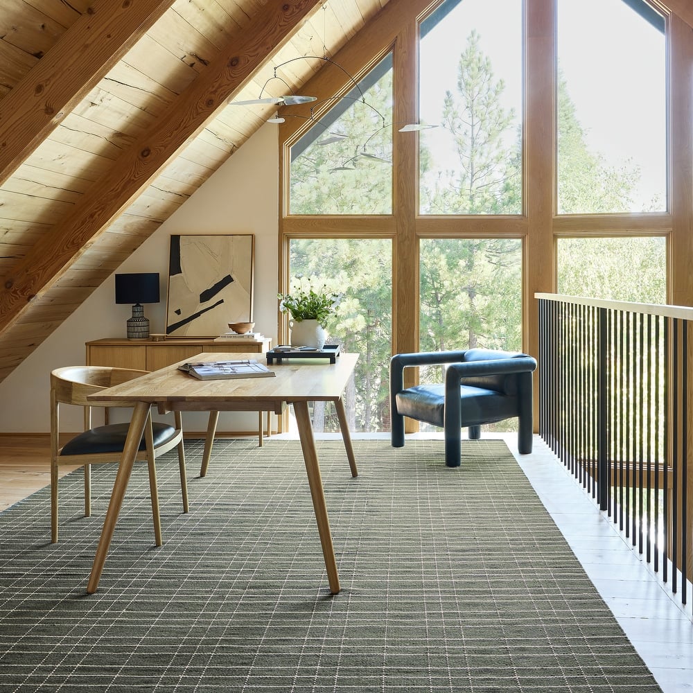 Charlie Plaid Wool Area Rug