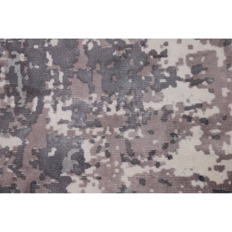 Abstract / Modern Area Rug Handmade Wool Carpet - 5'11"x 8'11"