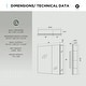 preview thumbnail 56 of 89, Bathroom Medicine Cabinet, Aluminum, Recessed/Surface Mount, Right/Left Hinged, Mirrored Interior