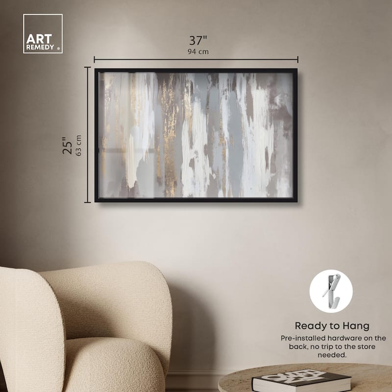 Flooding Gold II Shadowbox by Art Remedy
