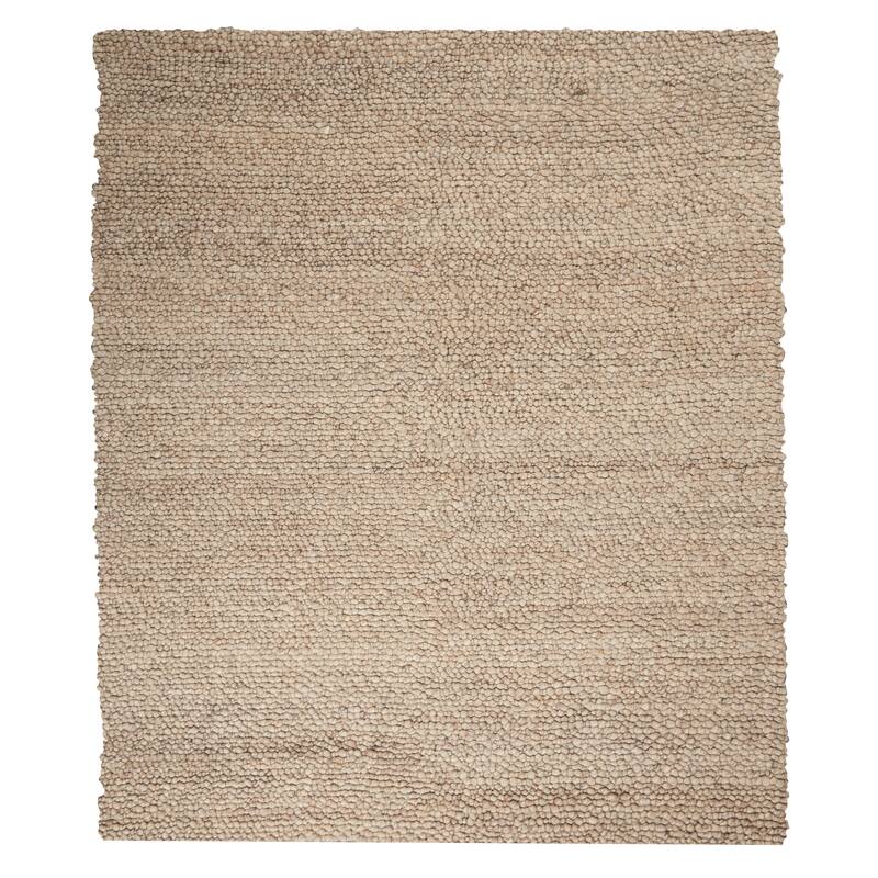 Calvin Klein Riverstone Modern Textured Loop Solid Wool Area Rug