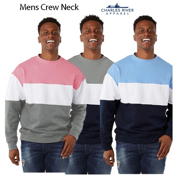 Mens Contemporary Crew Neck Relaxed Fit