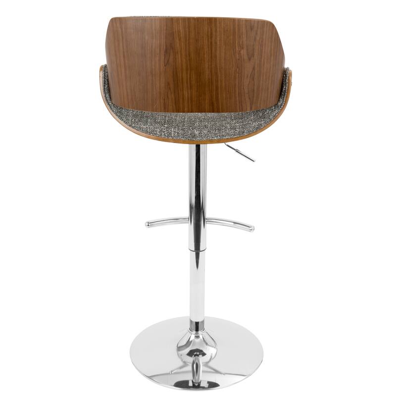 Carson Carrington Svetlana Adjustable Bar Stool with Rounded T Footrest (Set of 3)
