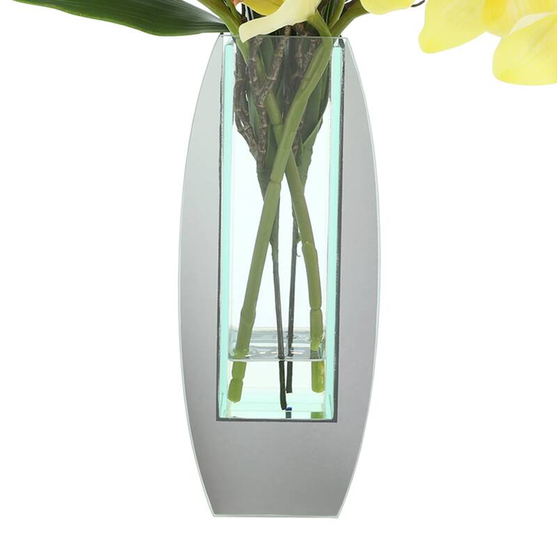 Orchid Arrangement in Mirror Vase - 24