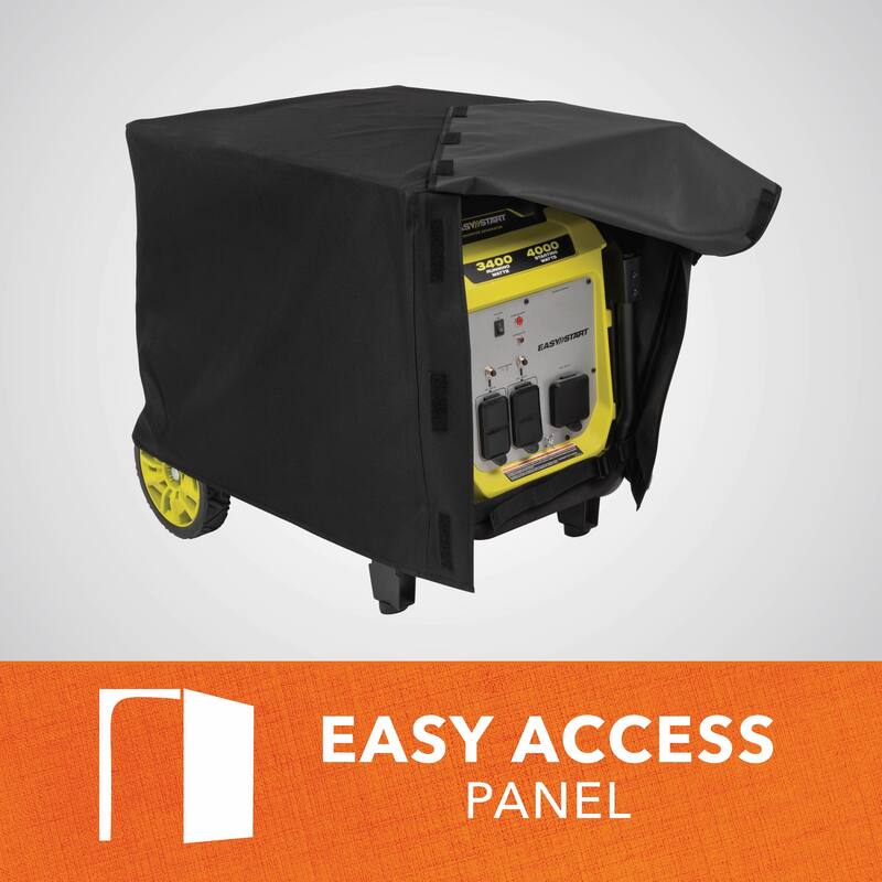 Modern Leisure Basics Outdoor Generator Cover, 32 in. L x 24 in. W x 24 in. H, Black - 32" x 24" x 24"