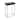 Kate and Laurel Karlsen Wood and Metal Slim Side Table