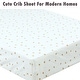 preview thumbnail 9 of 36, Unisex Multi-color Cotton Toddler/Baby Crib Child Fitted Sheet Set (Pack of 3)