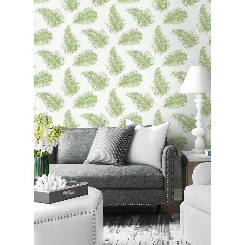 Luxe Haven Tossed Palm Peel and Stick Wallpaper
