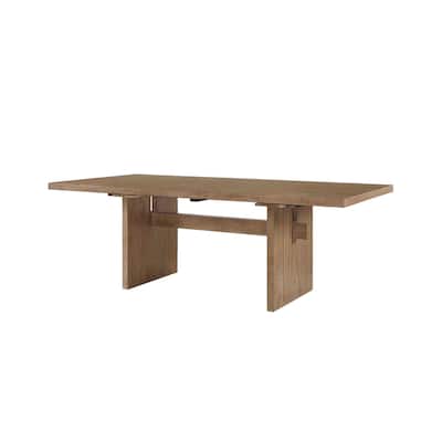 Coastal Wood Kitchen Table, Dining Table, Rectangular Table, Office Table, Brown