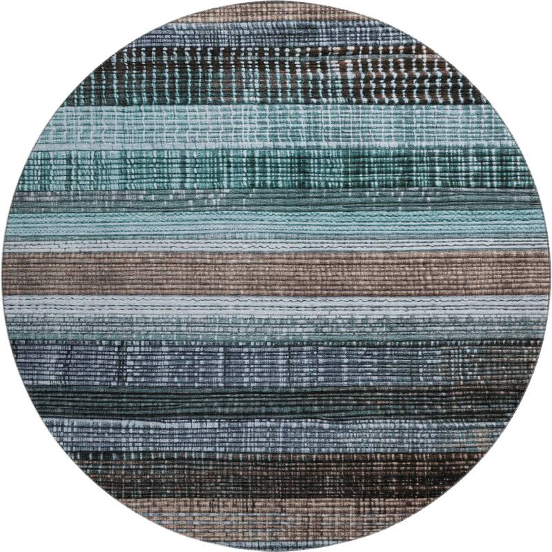 Premium Washable Super Soft Ombre Stripe Mayfield Rug