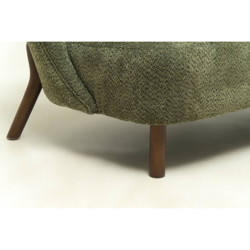 Christopher Knight Home - Chenille Upholstered Loveseat Sofa with Curved Backrest 57.9" Accent Sofa