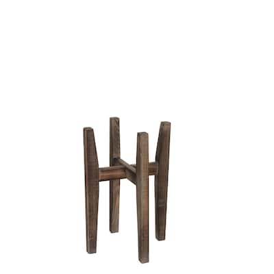 Ascot Plant Stand Wood Light Brown - A - Light Brown