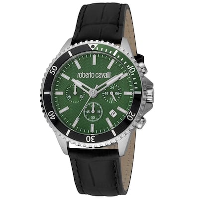 Roberto Cavalli Men's Classic Green Dial Watch - RC5G049L0015 - 6 (36)