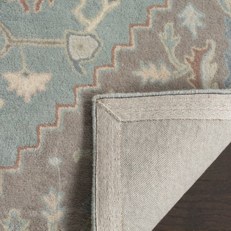 SAFAVIEH Handmade Heritage Fountain Swirl Traditional Oriental Wool Rug