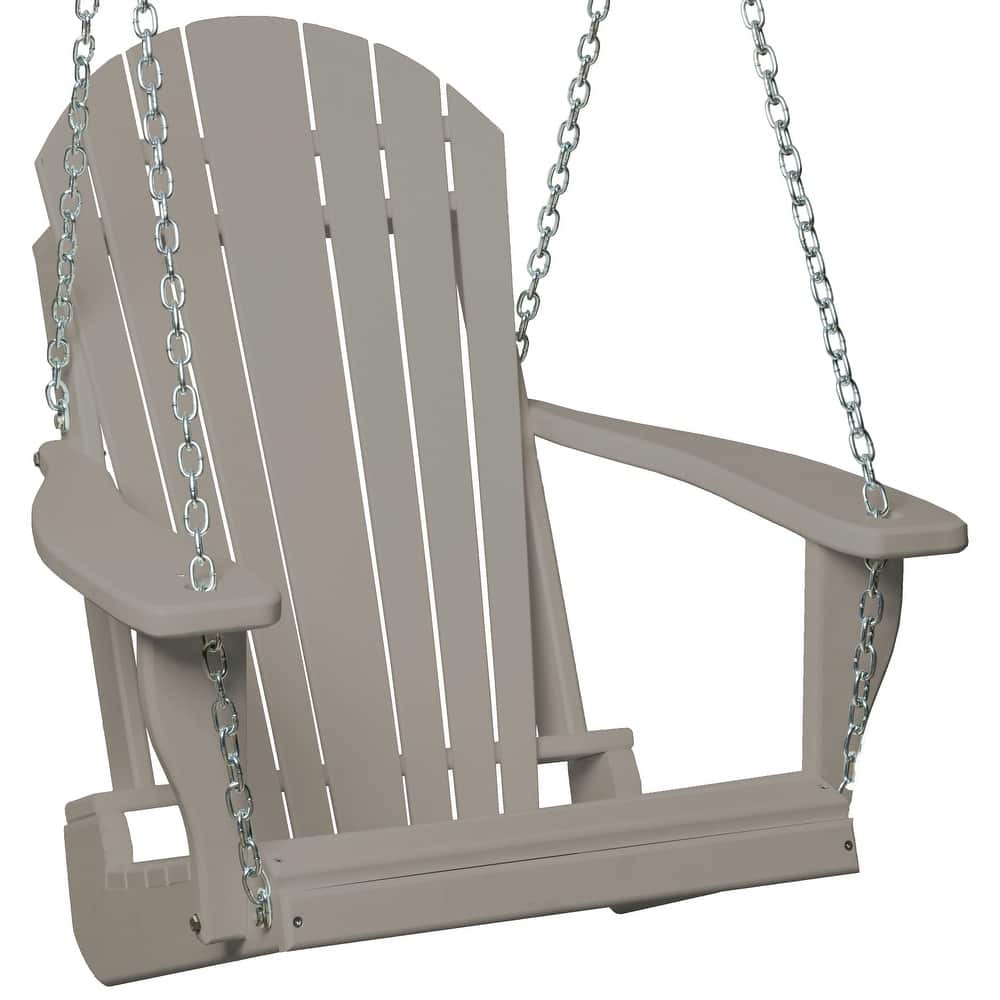 Poly Lumber Adirondack Swing Chair with Chains