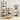 Nixie Rustic Sand Black Open Back Corner Bookcase by Furniture of America