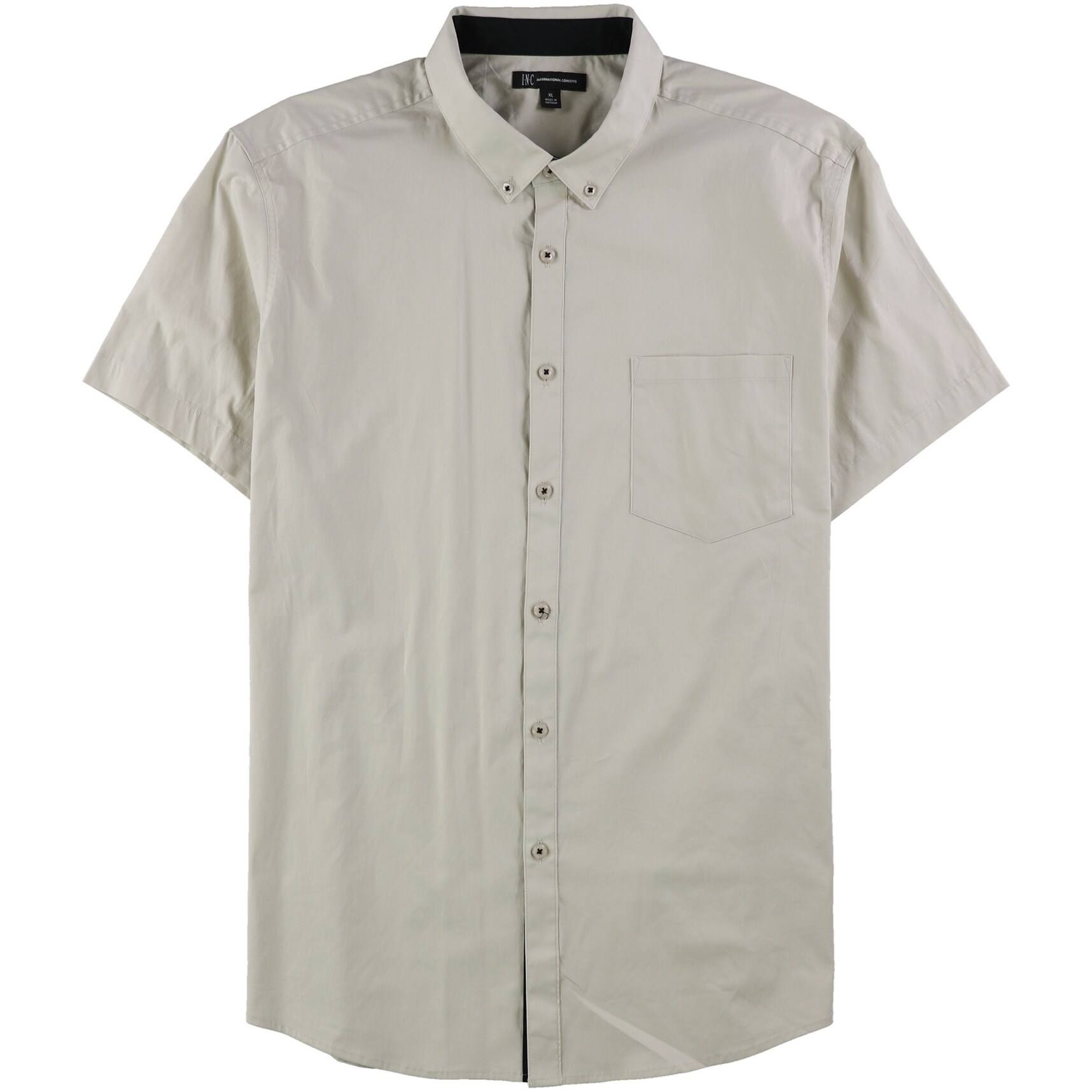 I-N-C Mens Stretch Button Up Shirt