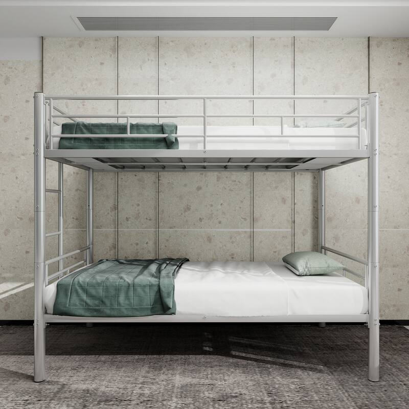 Twin Over Twin Metal Bunk Bed for Kids Boys Girl