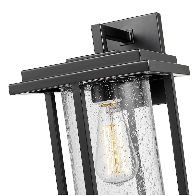Millennium Lighting Adair 1 Light 14.125 inch Outdoor Wall Sconce in Powder Coat Black