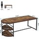 preview thumbnail 4 of 4, 71-inch Dining Table with Half Round Storage Shelf by Lee Furniture