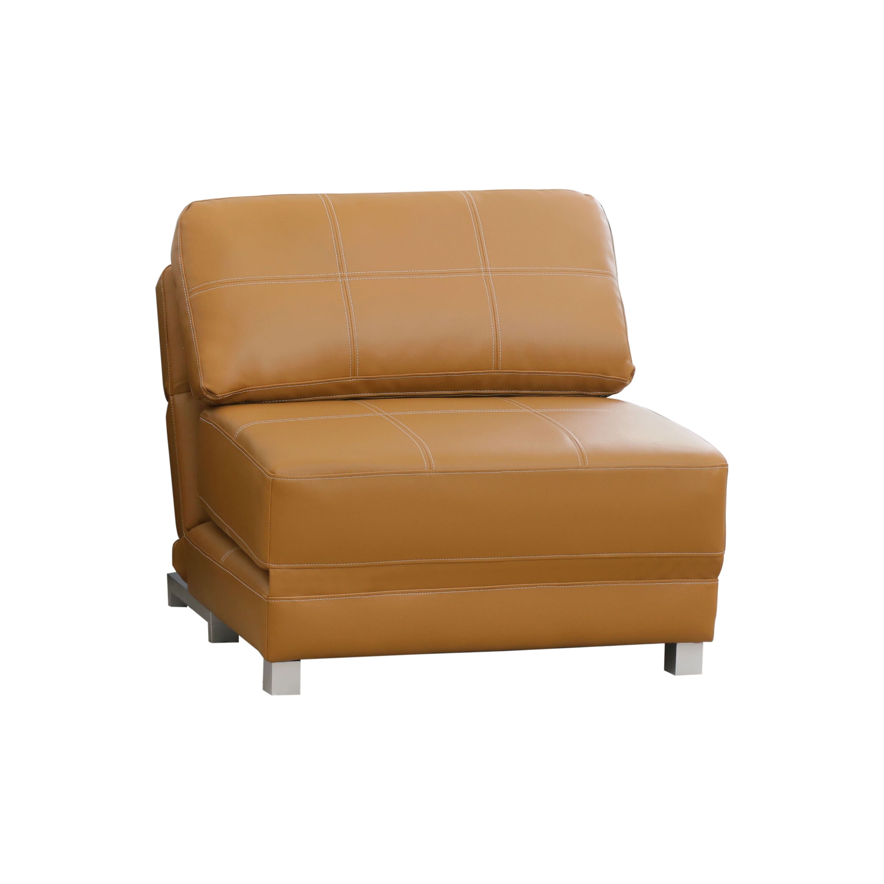 Abbyson Hammond Faux Leather Convertible Futon Chair On Sale Overstock 19421836