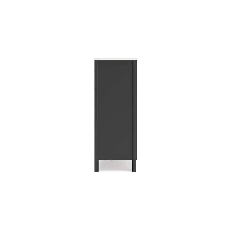Signature Design by Ashley Cadmori Black/White Chest of Drawers