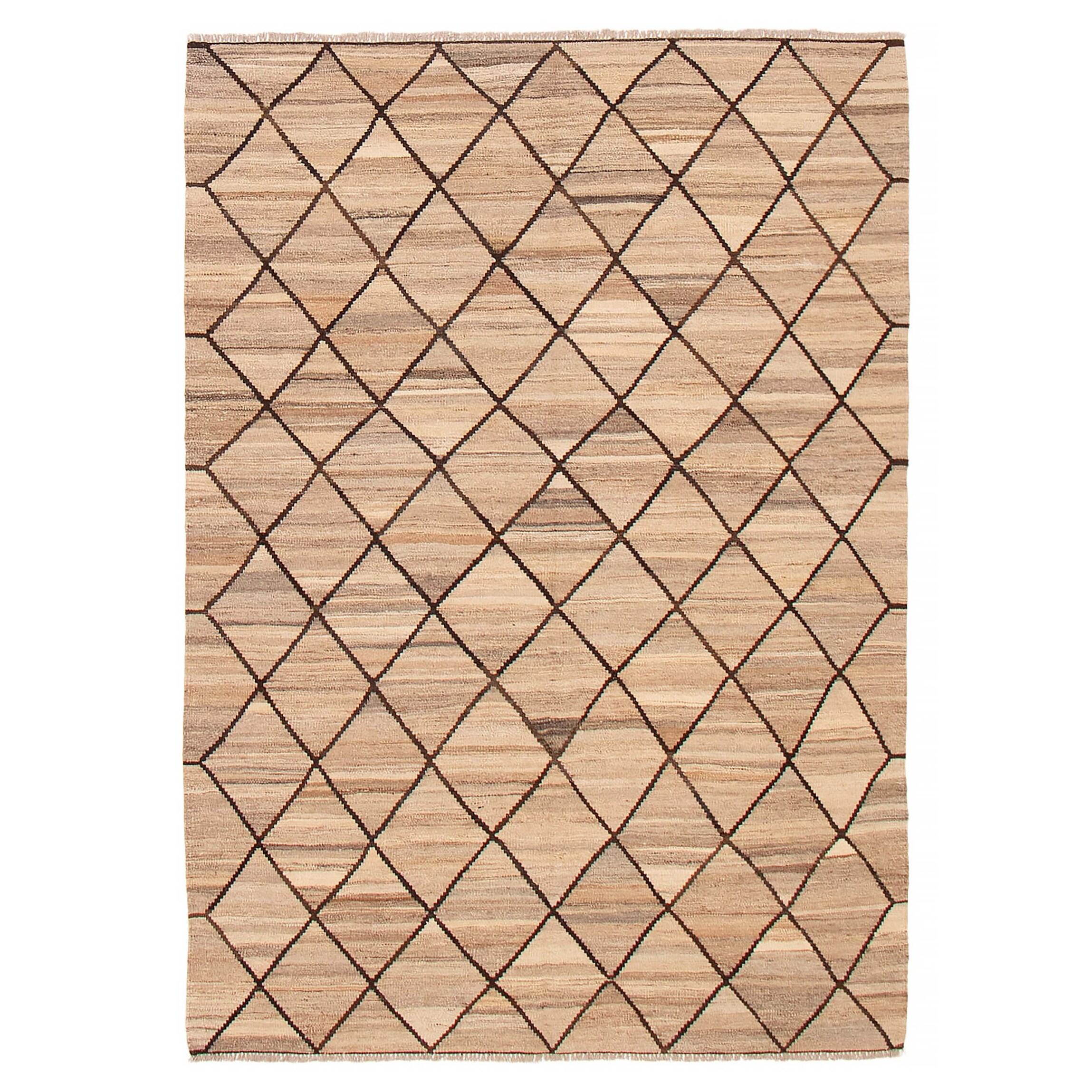 Sivas Beige Kilim 5'8" x 8'1" - 5'8 x 8'1