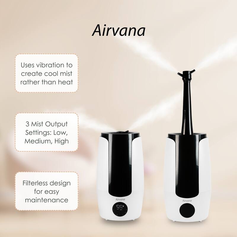 Airvana AV200HUM Aspire 2.25 Gallon Top Fill Digital Humidifier
