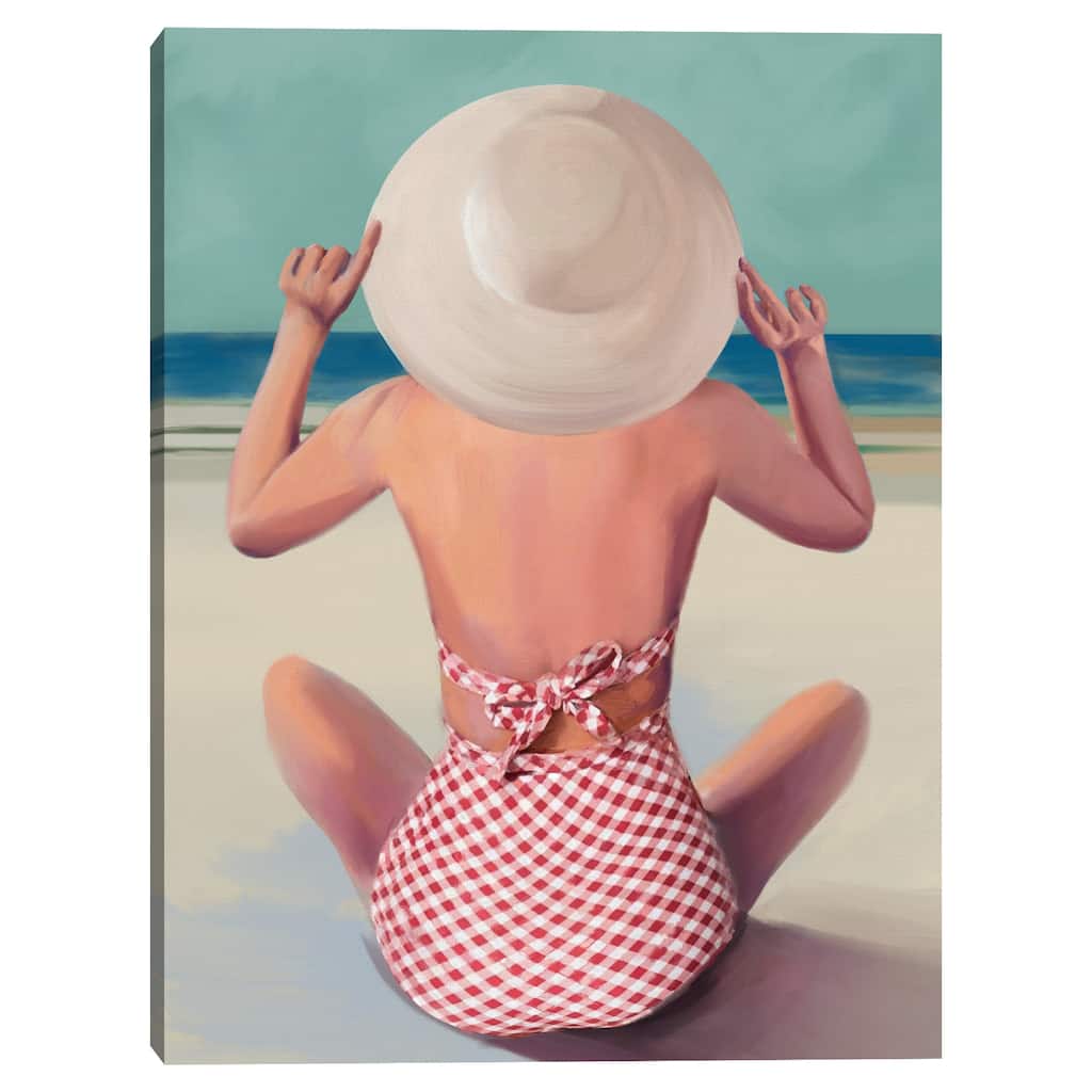 Retro Beach Girls IV by Studio Arts Canvas Art Print