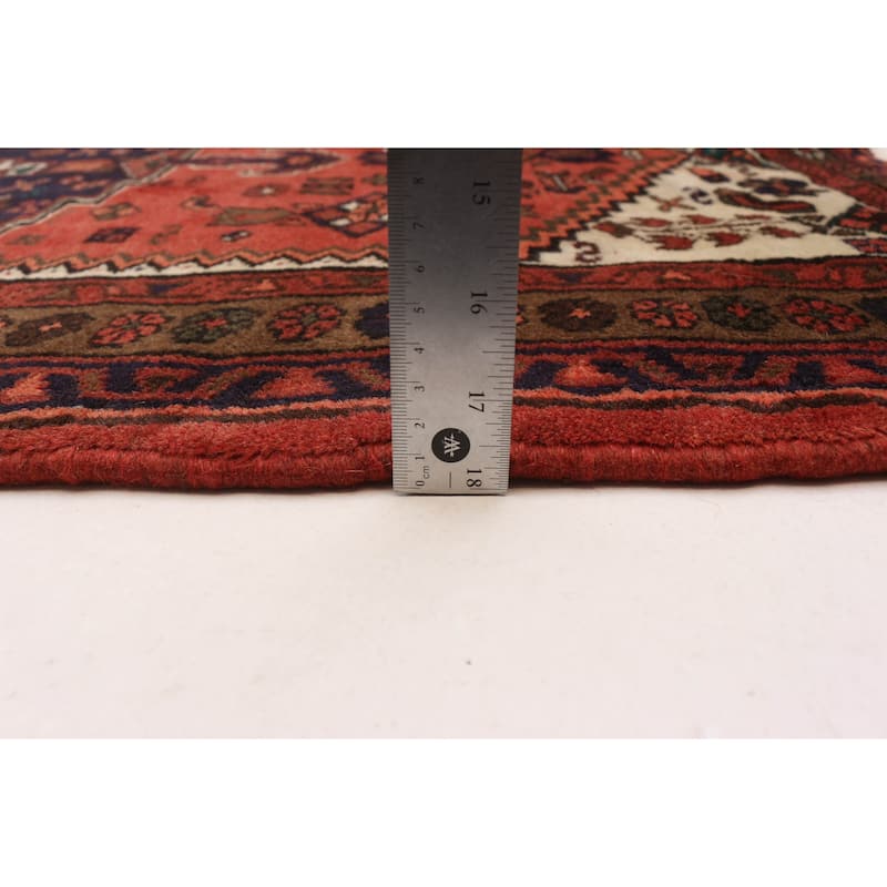 ECARPETGALLERY Hand-knotted Andelz Red Wool Rug - 3'0 x 5'1