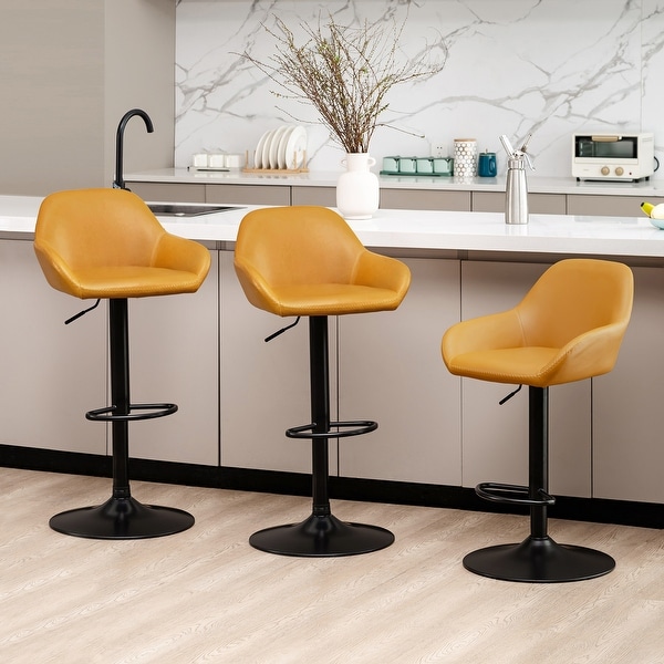 Mid century bar stools swivel hotsell