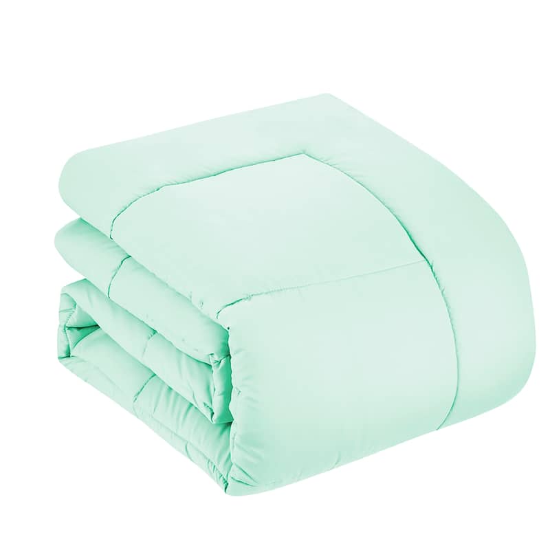 Sweet Home Collection Luxury Solid Bed-In-a-Bag with Sheet Set