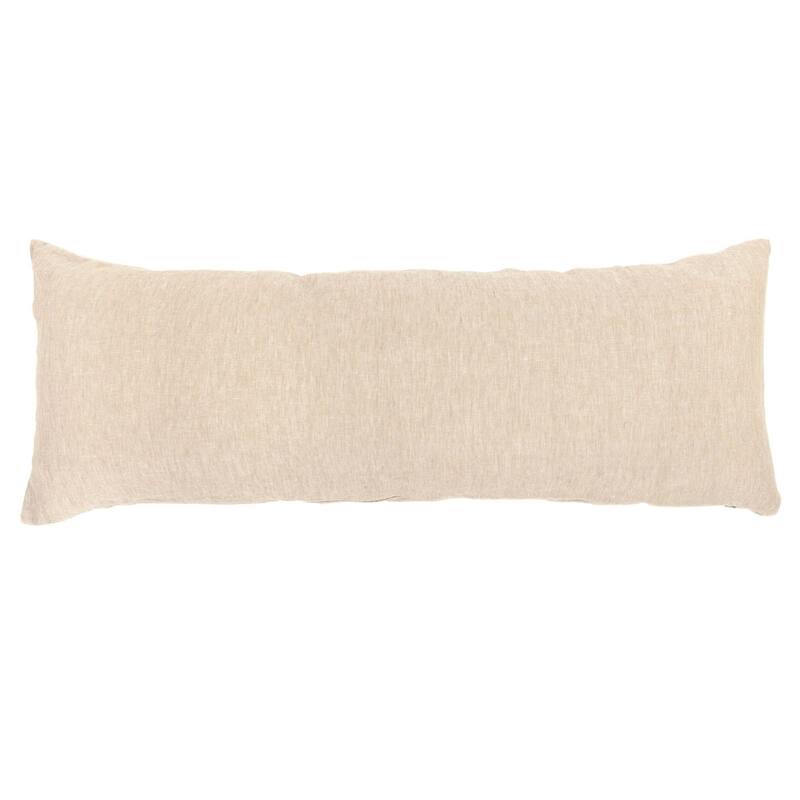 French Linen Pillow with Removable Sham by BOKSER HOME