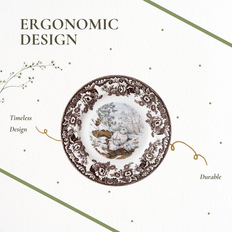 Spode Woodland Salad Plate Assorted Animals