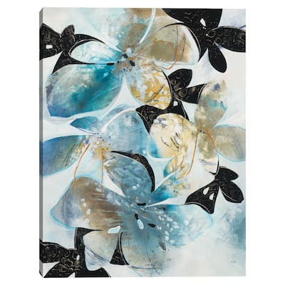 Jazzy Petals by K. Nari Canvas Art Print