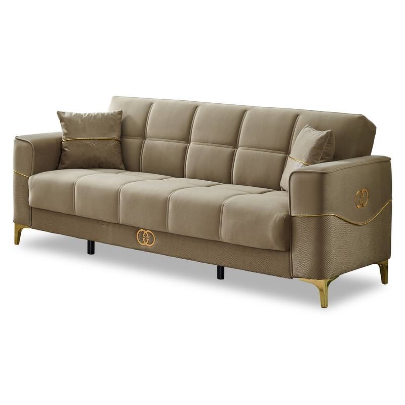 Cad 4-Pieces Comfortable Sleeper Modern One Sofa One Loveseat Two Chair Living Room Set