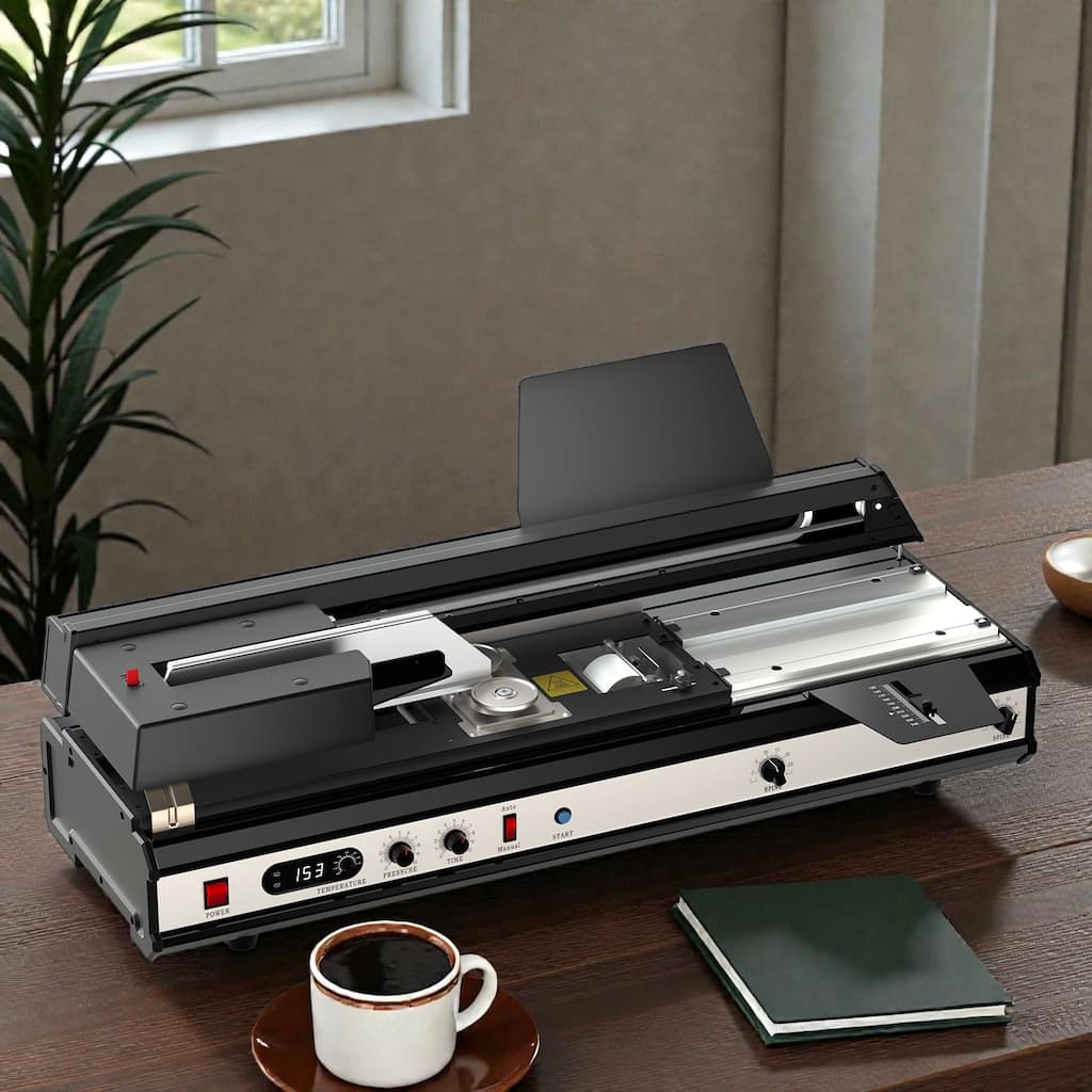 A4 Desktop Hot Melt Glue Book Binding Machine, Fully Automatic Perfect Binder for Office School Use