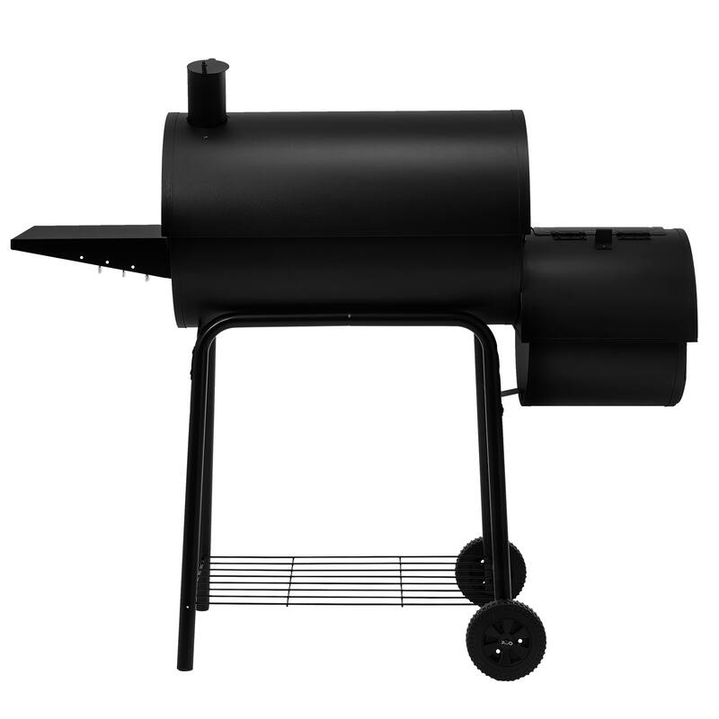 Royal Gourmet CC1830S Charcoal Grill with Offset Smoker,Black