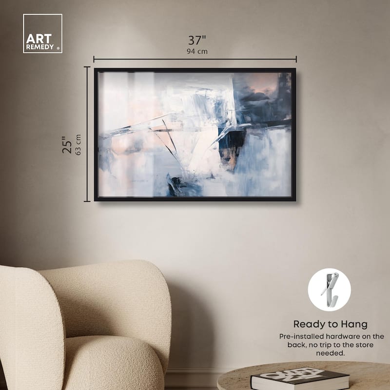 Blue Rapture I Shadowbox by Art Remedy