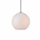 preview thumbnail 1 of 9, Elegant Lighting Baxter Single Light 8" Wide Mini Pendant with Frosted
