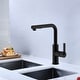 preview thumbnail 4 of 3, Ultra Faucets Hena Collection Single-Handle Kitchen Faucet With Pull-out Spray Matte Black UF13707