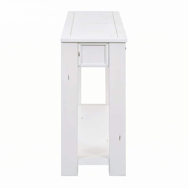Console Table/Sofa Table(Antique White)