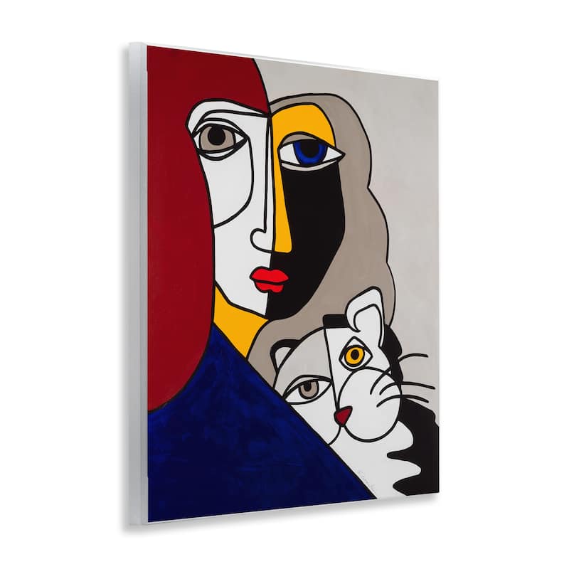 Stupell Bold Primaries Mod Portraits Wall Plaque Art Design By Ruth Fromstein