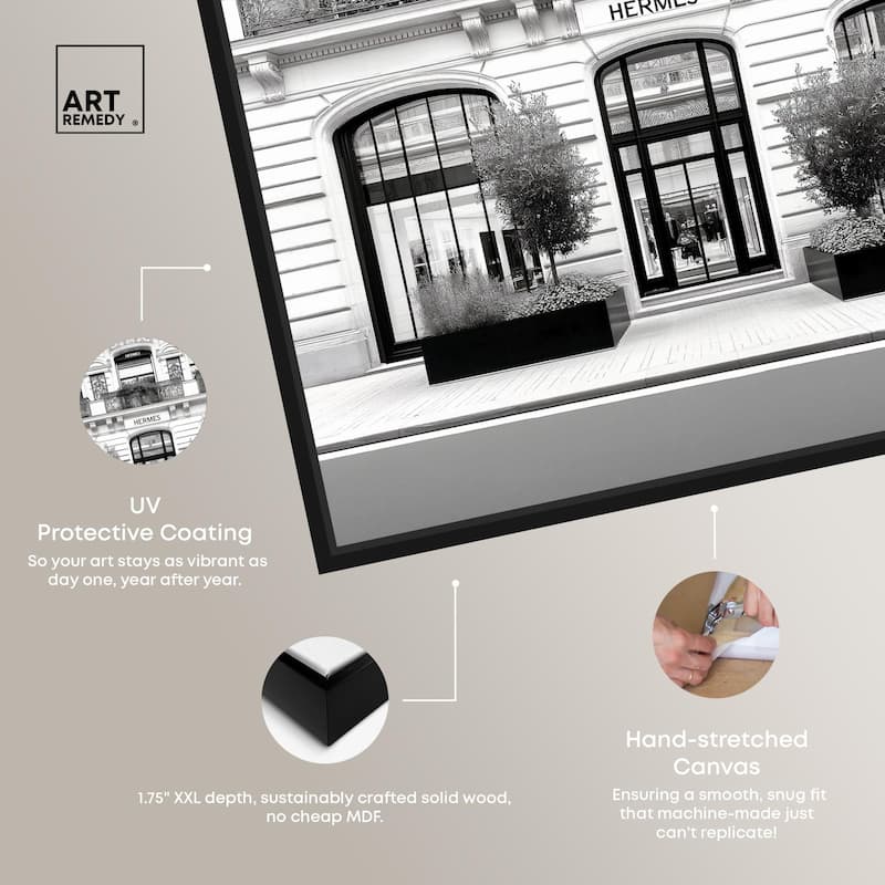 Lux Store Front Canvas by Art Remedy