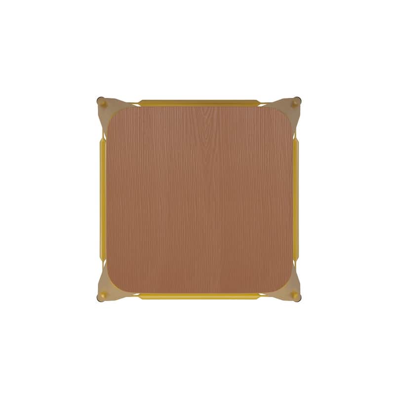 Indoor/Outdoor Backless Bar Stool with Poly Resin Seat