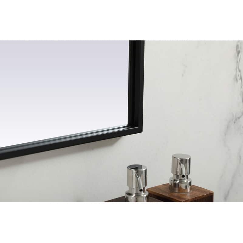 Indigo Home Metal Frame Arch Mirror 40x38 Inch