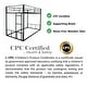 preview thumbnail 11 of 10, Convertible Design Metal Bunk Bed with Quiet, Undisturbed Sleep,Durable and Safe, Black